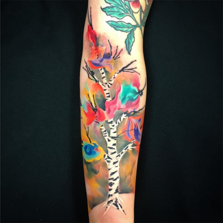 Watercolor Tattoos By Ondrash