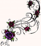 flower designs for tattoos in color