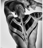 all body tattoo for man tribal black