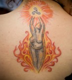 energy tattoo goddess