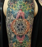 fractal tattoo cosmic sleeve