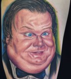 tattoo by Mike DeVries chris farley
