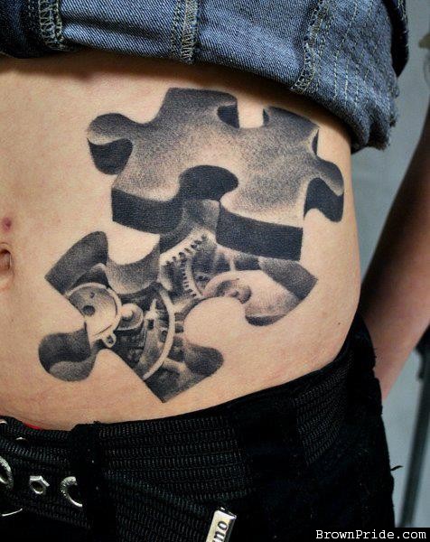 3D puzzle tatto mechanical