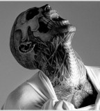3d Skull Face Tattoo Designs For Men