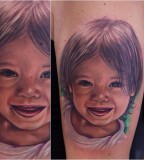 Kids tattoo by Rich Pineda