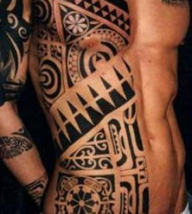 Amazing patterned tattoo