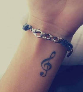 Lovely music tattoo