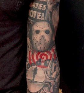 Man scary tattoo