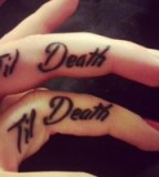 Till death couples tattoo