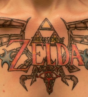 Zelda video games tattoo