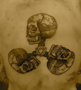 liam sparkes tattoo triple skull