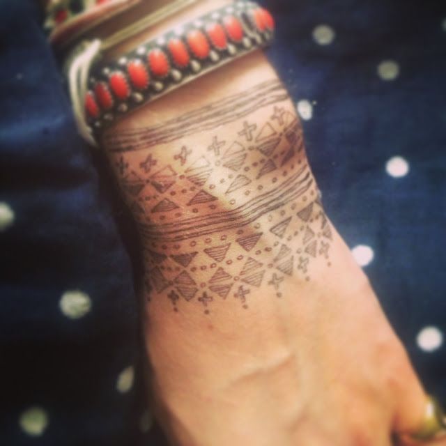 Tribal Wrist Tattoo For Men