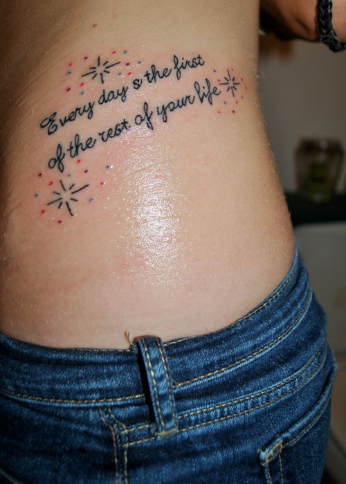 hip tattoo for girl of your life