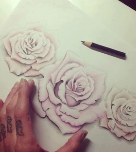 tattoo sketch rose masterpeace