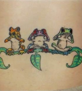 Amaizing frogs tattoo