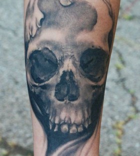 Amaizing skull tattoo