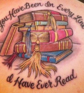 Books list tattoo