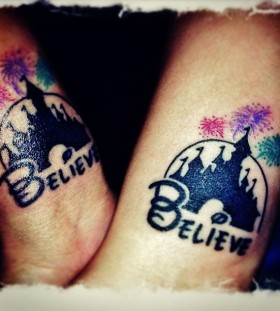 Disney and believe tattoo