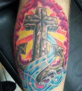 cross and anchor