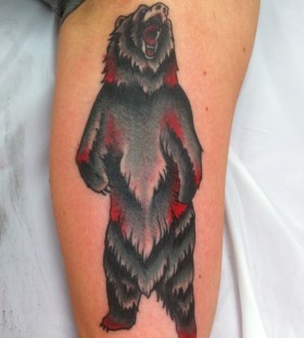 Bear wild tattoo