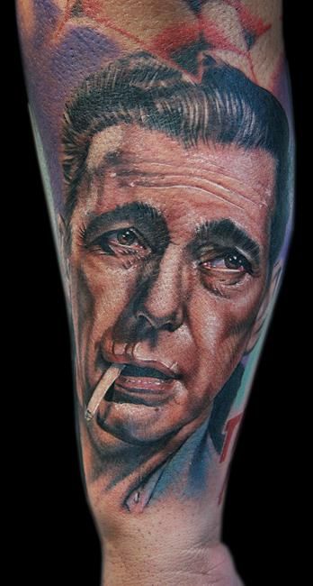 Humphrey Bogart famous people tattoo