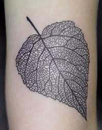 Lovely leaf tattoo