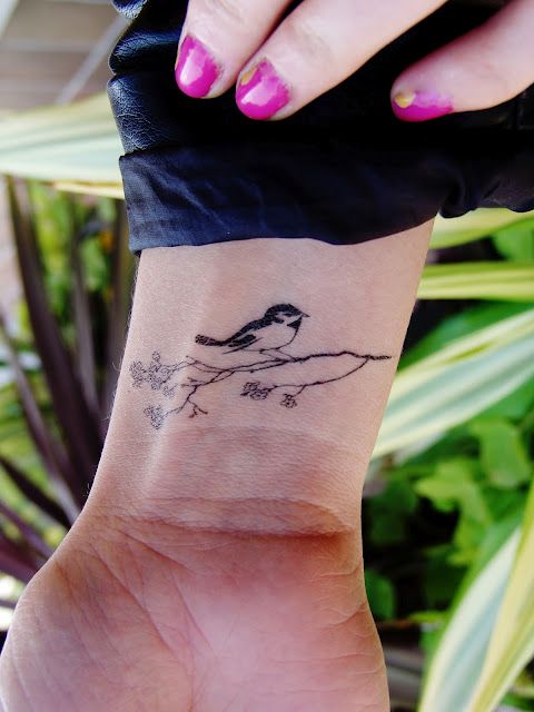 Small bird cool tattoo