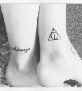 Always ornaments Harry Potter tattoo