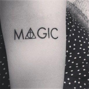 Insanely magic Harry Potter tattoo