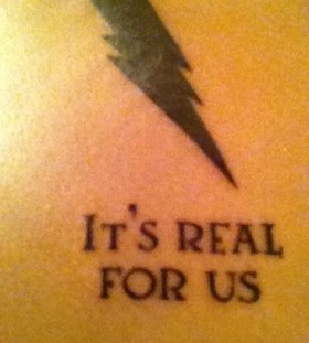It's real for us Harry Potter tattoo