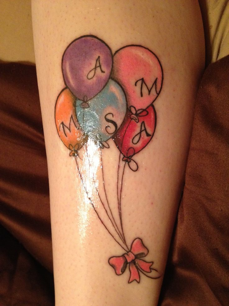 Small balloon | Balloon tattoo, Tattoo designs, Small tattoos