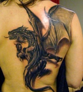 Sick dragon chinese style tattoo