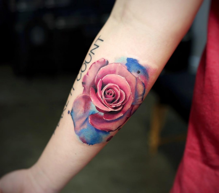 bluey-pink-rose-tattoo-by-joice-wang