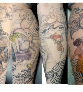 Brilliant arm tattoo design