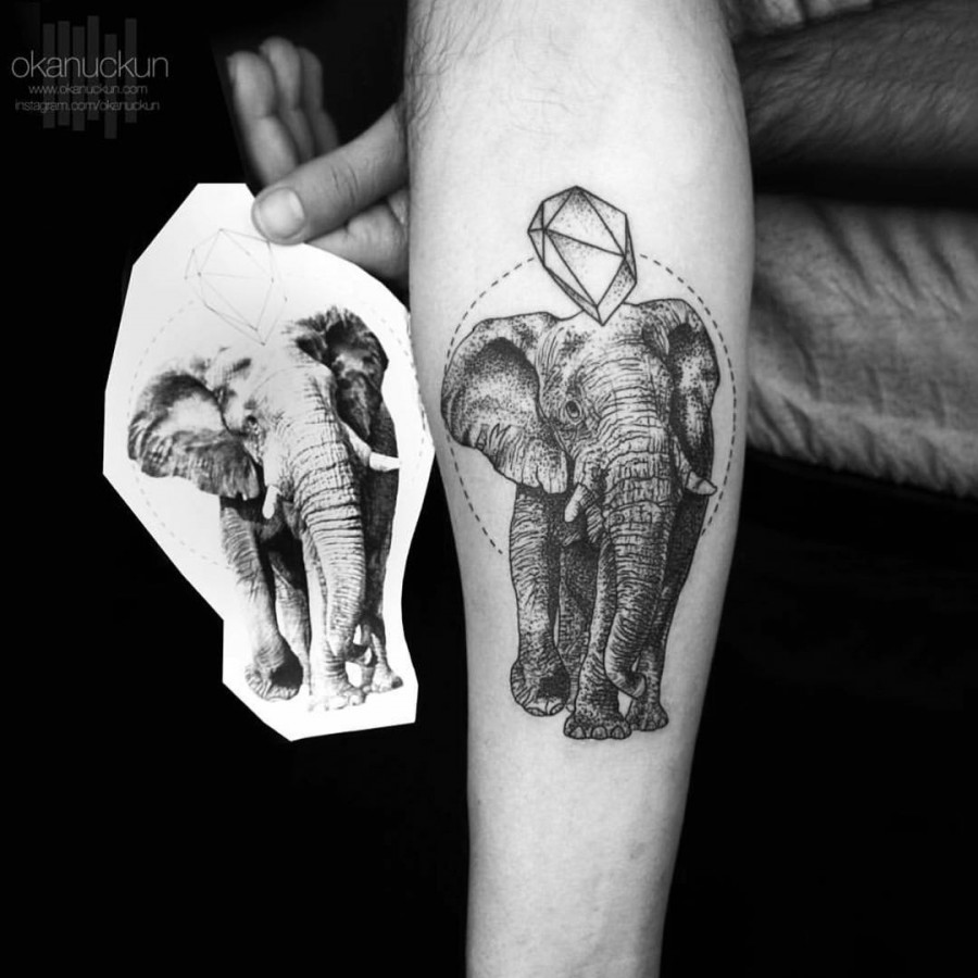 elephant-tattoo-by-okanuckun