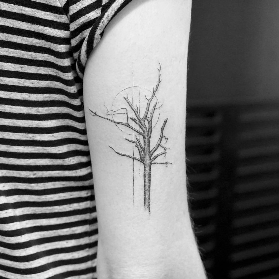eternal tree tattoo
