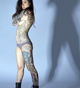 Full side tattoos for women