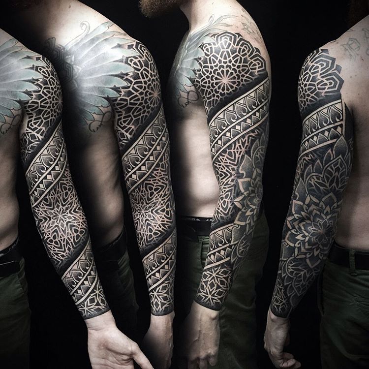 full sleeve tattoo by ivan_hack