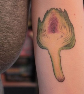 Great green food tattoo