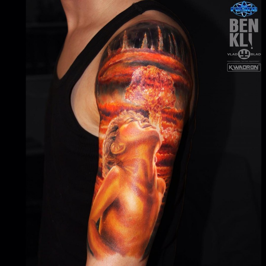 half sleeve tatto by ben_klishevskiy