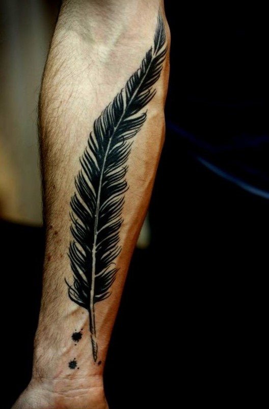 59 Sublime Feather Tattoos That Look Gorgeous - Page 5 of 6 - TattooMagz