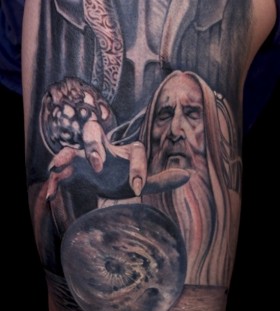 Lord of the rings Saruman tattoo