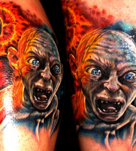 Lord of the rings smeagol tattoo