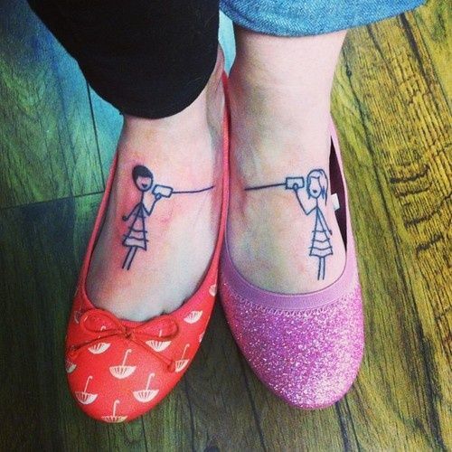 Lovely shoes and telephone tattoo