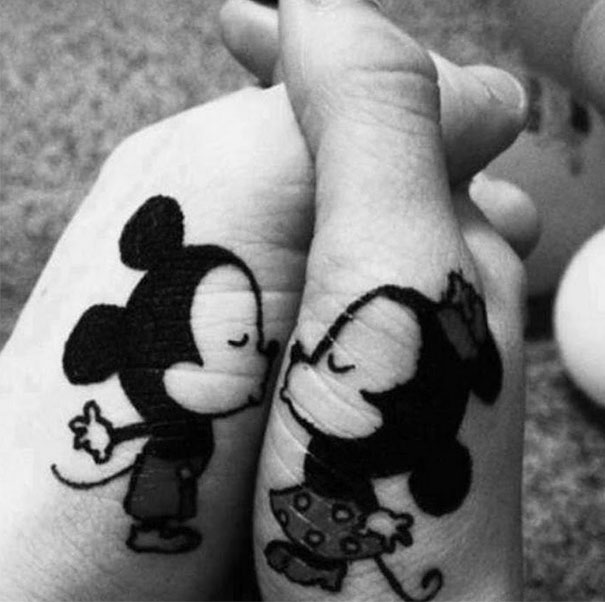 Mikey and Mini couples tattoos