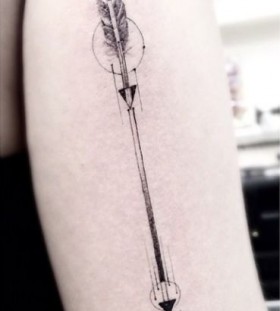 Nice arrow tattoo  by Dr Woo