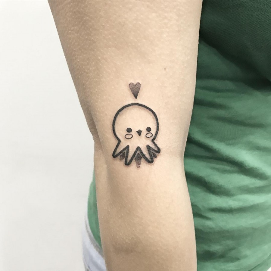 octopus tattoo by hugotattooer