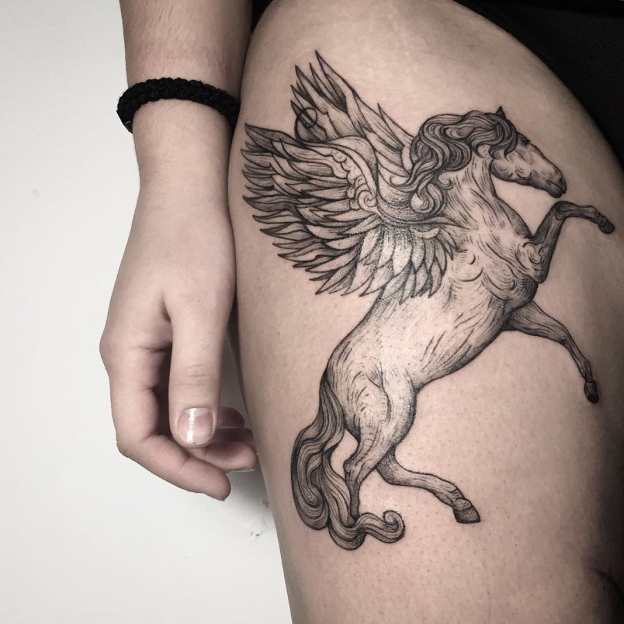 peasus tattoo by lescrow