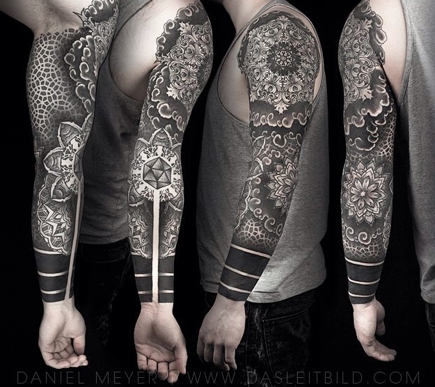 Mandala Sleeve Tattoo Designs Mandala Sleeve Tattoos Tattoo Dotwork Spectacular Tattoomagz