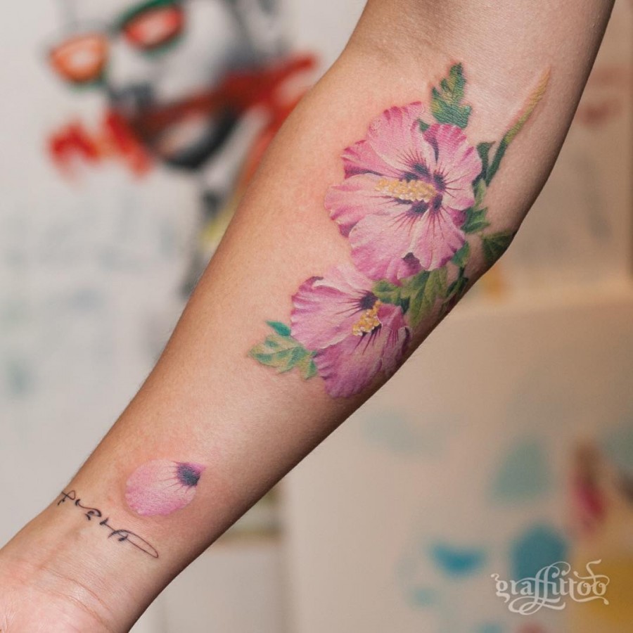 105 Sensational Watercolor Flower Tattoos Page 4 of 11